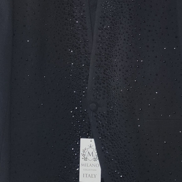 Milano Collection Men's Sequin Blazer NWT - Picture 3 of 12